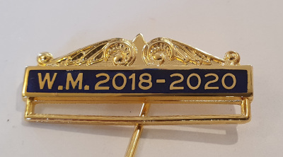 Breast Jewel Top Date Bar - WM 2018-2020 - Blue Enamel